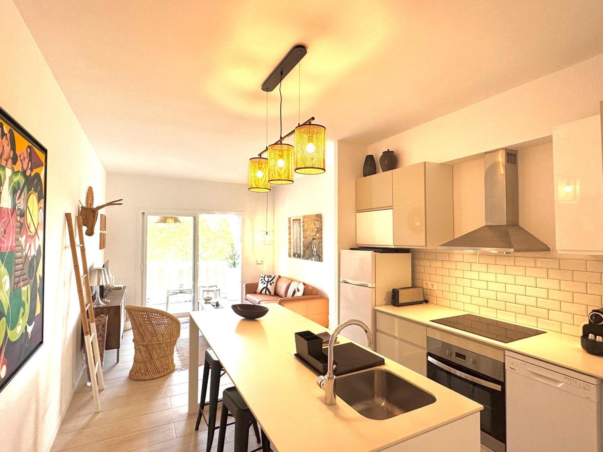 Appartement Nobe Es Pujols Proche Plage, Vue Mer Luaran gambar